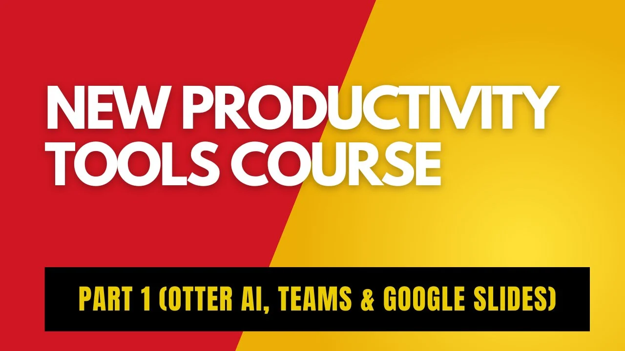 آموزش راهنمای مبتدی بهره‌وری جلسات - Otter AI، Google Slides و Microsoft Teams
