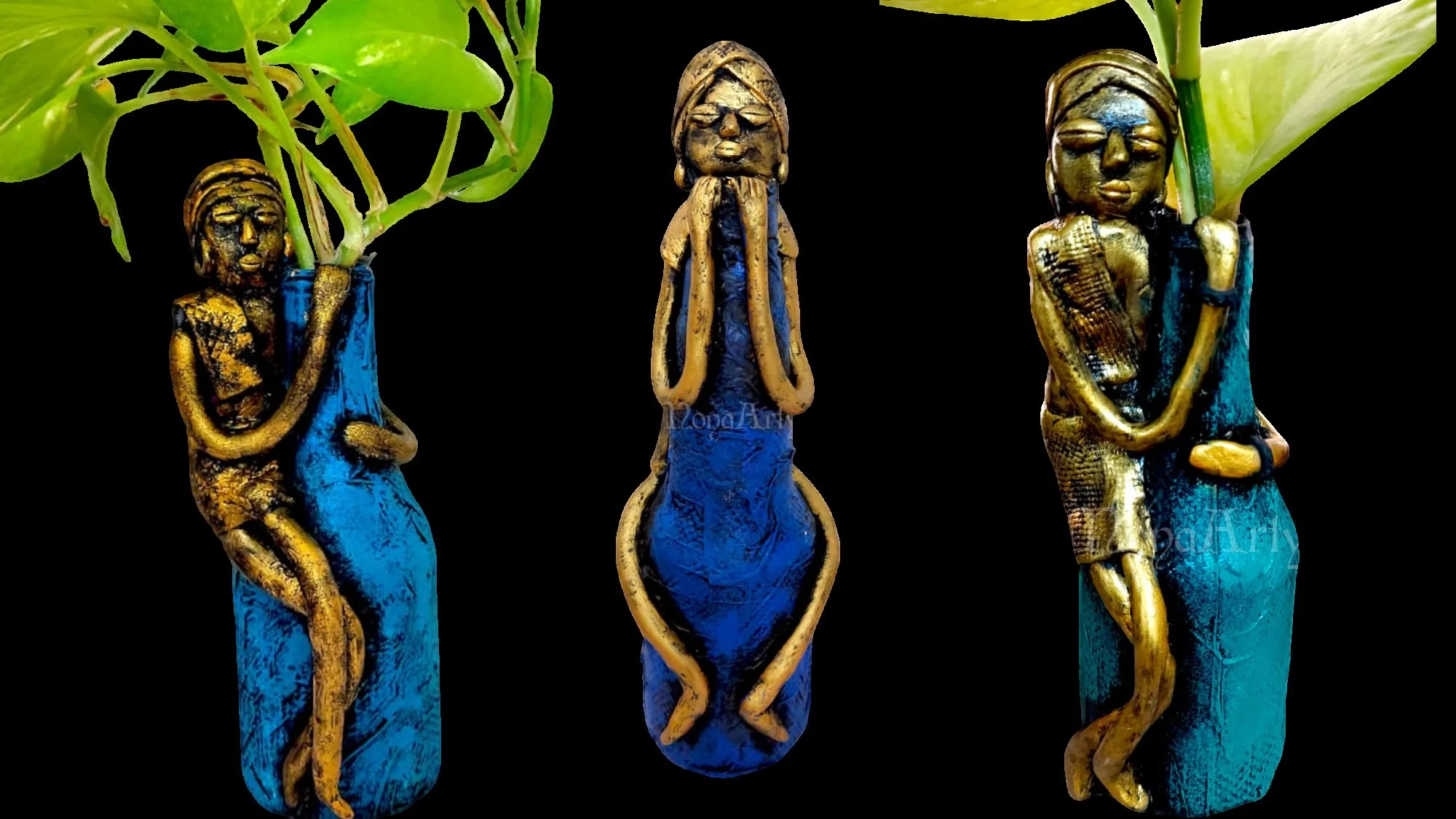 آموزش نحوه ساخت گلدان قبیله ای با استفاده از خاک رس خشک هوا