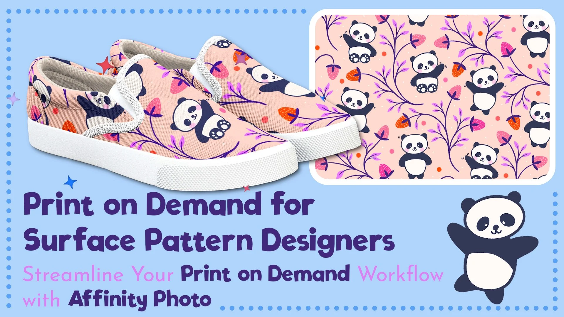 آموزش چاپ بر اساس تقاضا برای طراحی الگوهای سطحی: جریان کاری خود را با Affinity Photo بهینه کنید
