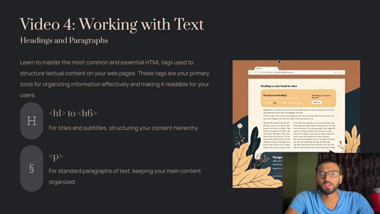 آموزش مبانی HTML: راهنمای جامع ساختار وب برای مبتدیان