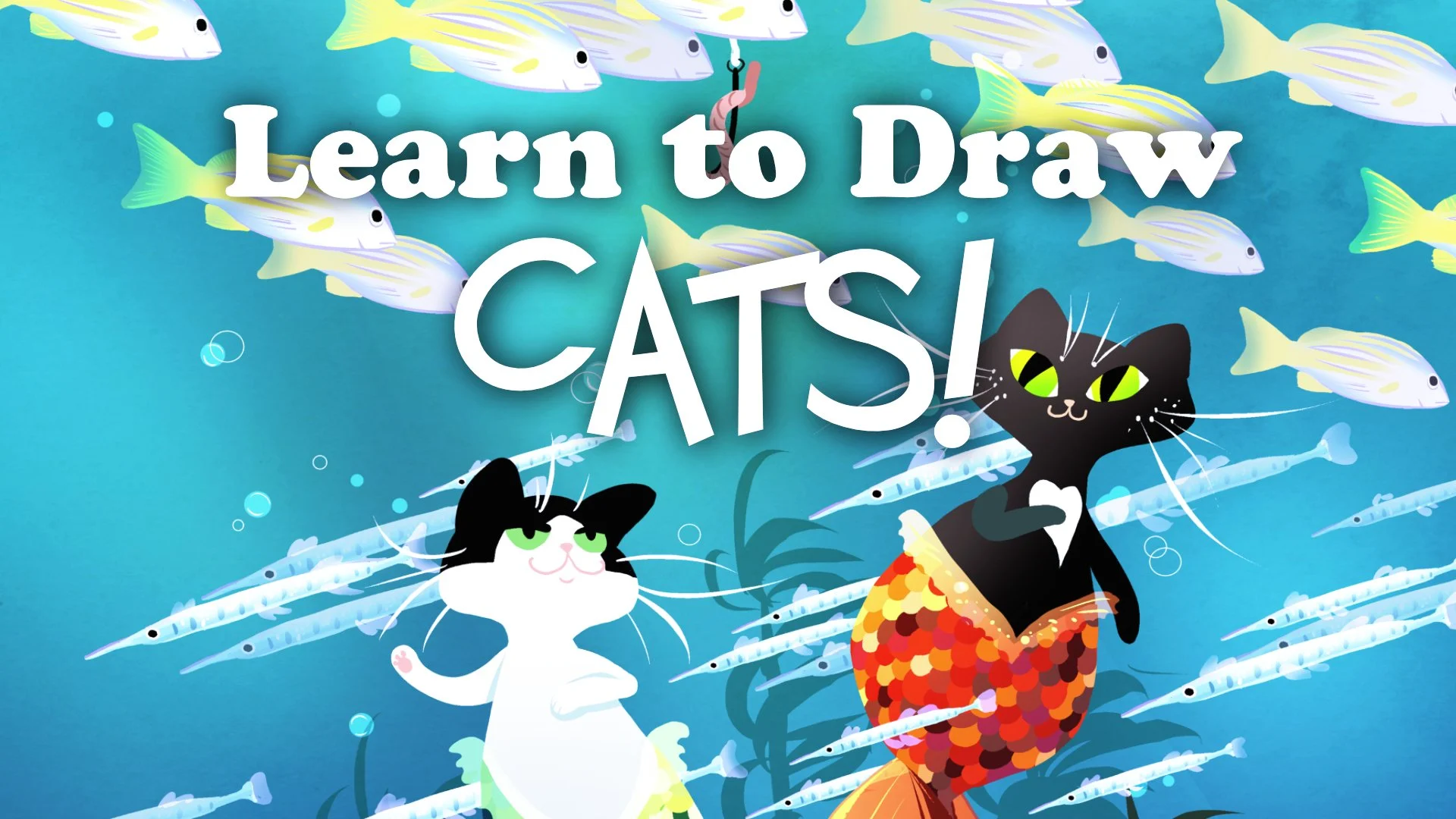 آموزش یاد بگیرید چگونه گربه بکشید!

