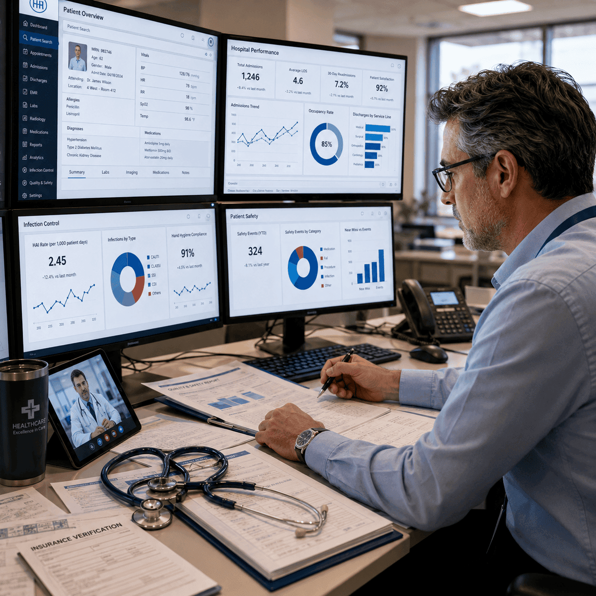 آموزش سیستم‌های بهداشت و درمان، HMIS و اخلاق پزشکی