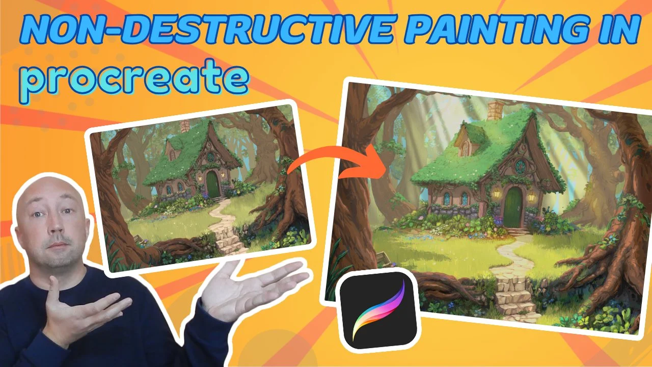 آموزش نقاشی دیجیتال - گردش کار غیر مخرب در تولید