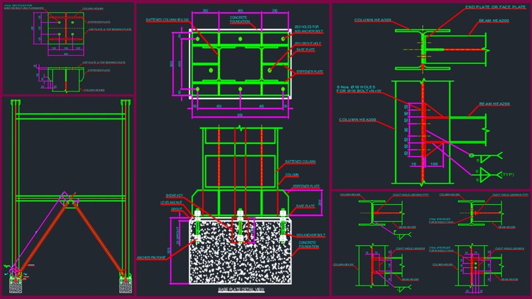 دوره آموزش طراحی سازه‌های فولادی با اتوکد (AutoCAD) ۲۰۱۶ تا ۲۰۲۲


