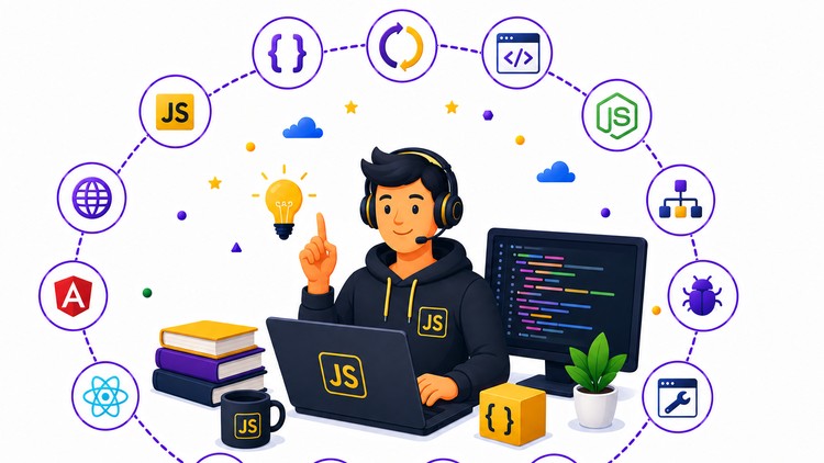 آموزش ۵۰۰+ سوال و جواب مصاحبه جاوااسکریپت ۲۰۲۶