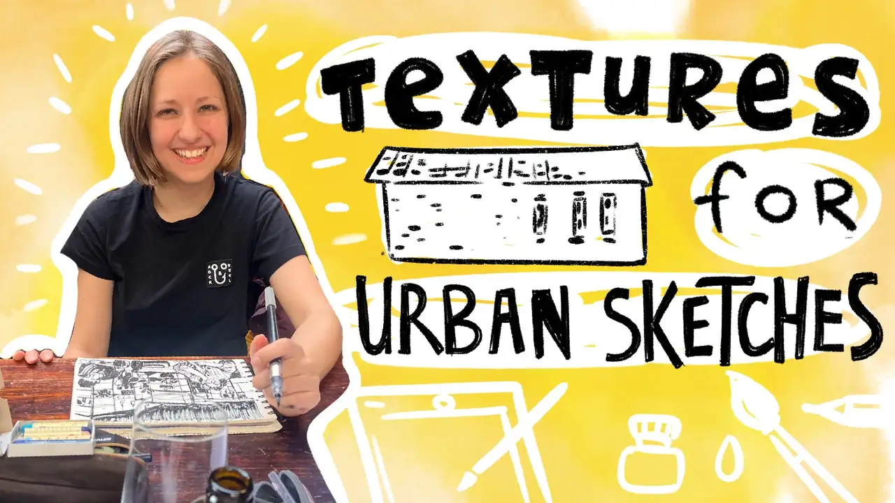 آموزش تکسچرهای اسکچ شهری: تکنیک‌های آسان برای افزودن واقع‌گرایی و حس مواد!
