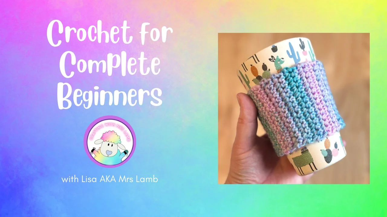 آموزش قلاب بافی برای مبتدیان کامل - ساخت کاپ کوزی (کاور لیوان)
