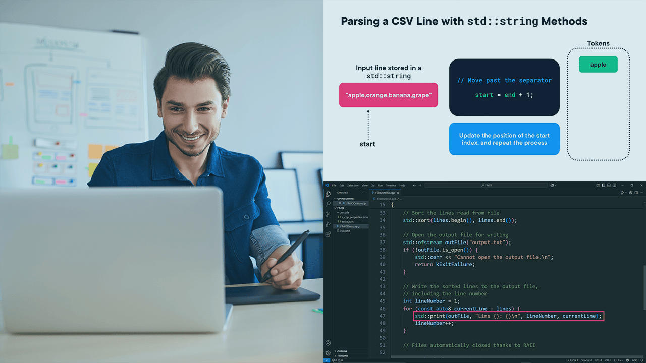 آموزش مبانی C++: ورودی/خروجی فایل‌ها و مدیریت استثناها