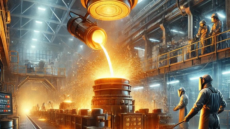 آموزش استادی در تولید: کاوشی عمیق در فرآیندهای ریخته‌گری
