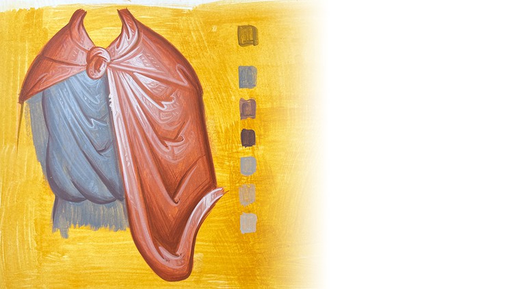 آموزش سری نقاشی نمادنگاری بیزانسی ۱: مبانی نقاشی (۲)
