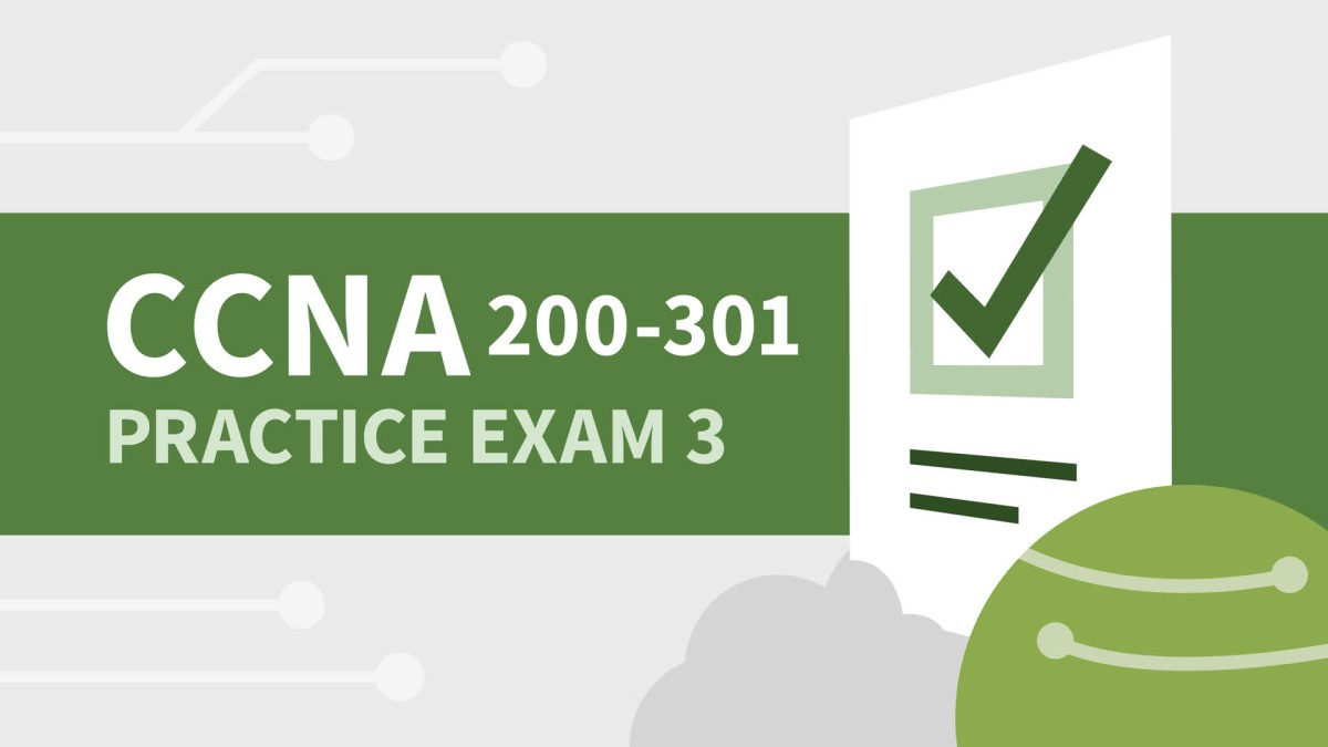 آزمون آزمایشی ۳ مدرک سیسکو CCNA (200-301)