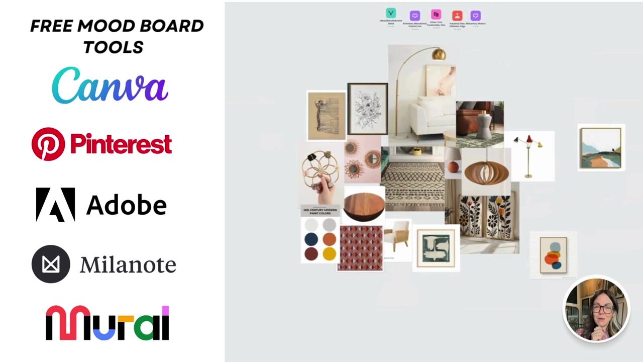 آموزش چگونه یک تخته ایده (Mood Board) فوق‌العاده برای هر اتاقی بسازیم! + کتاب الکترونیکی رایگان: چگونه سبک‌های مختلف را با هم ترکیب کنیم!
