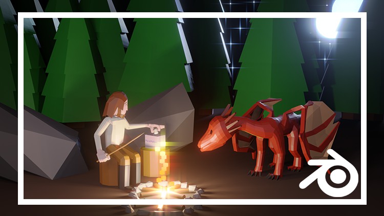 آموزش جامع‌ترین دوره لو پلی بلندر ۲
