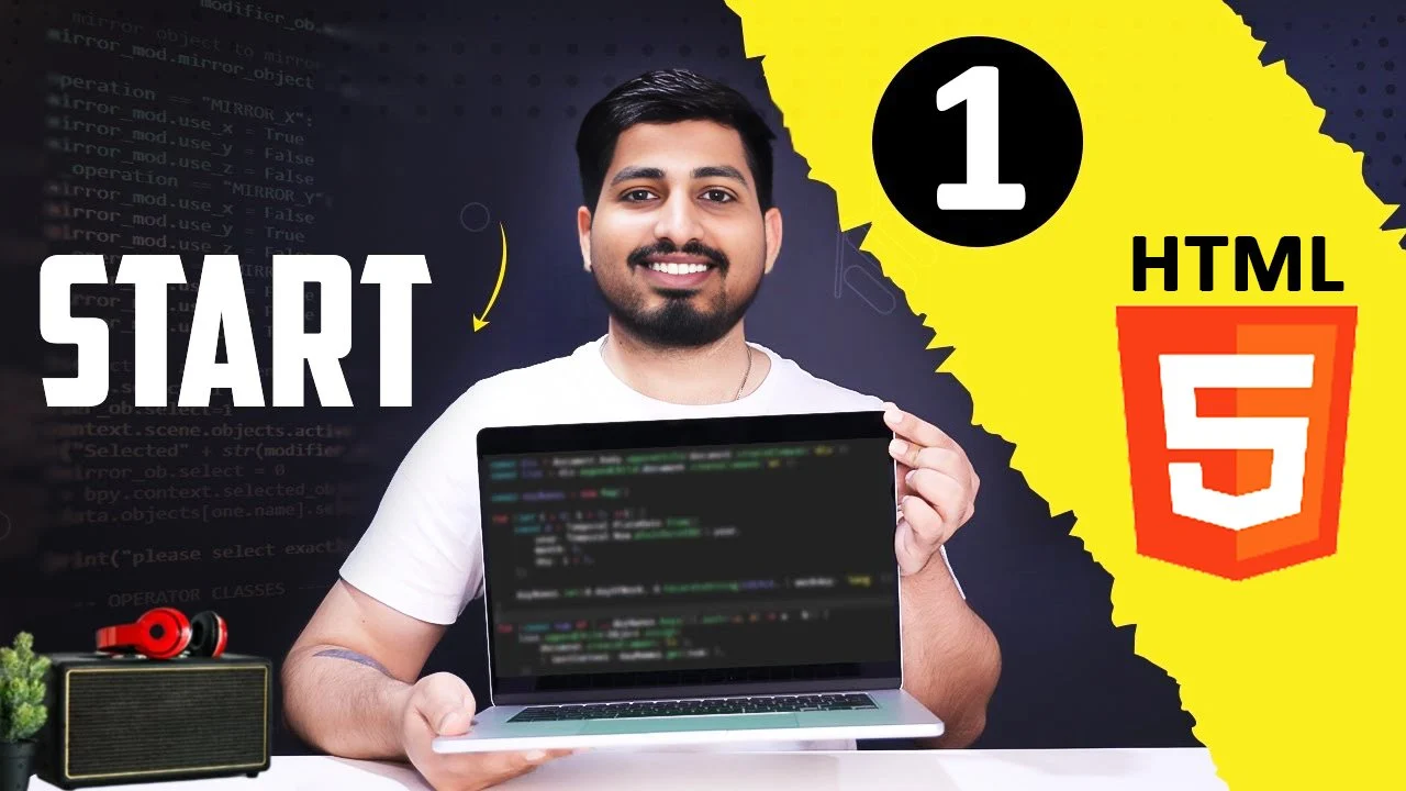 آموزش دوره کامل HTML برای مبتدی تا پیشرفته راهنمای کامل با پروژه های دنیای واقعی