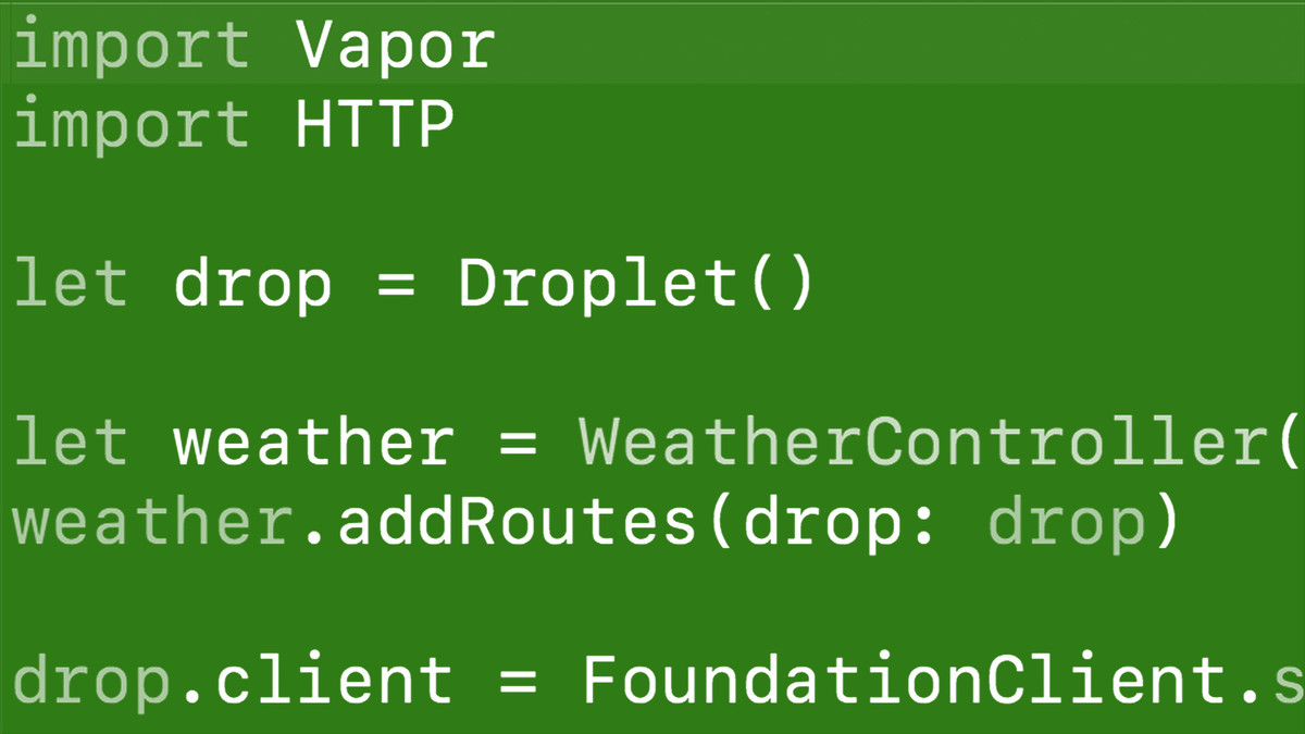 آموزش یادگیری سوئیفت طرف سرور با بخار