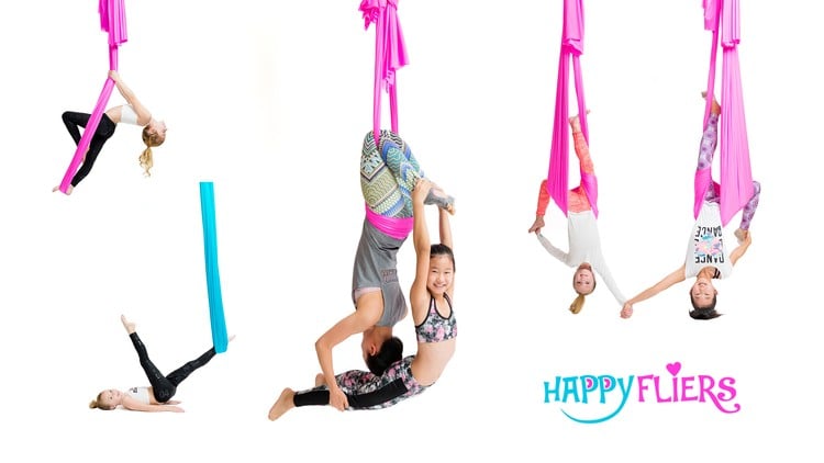 آموزش یوگای هوایی فلایرز شاد
