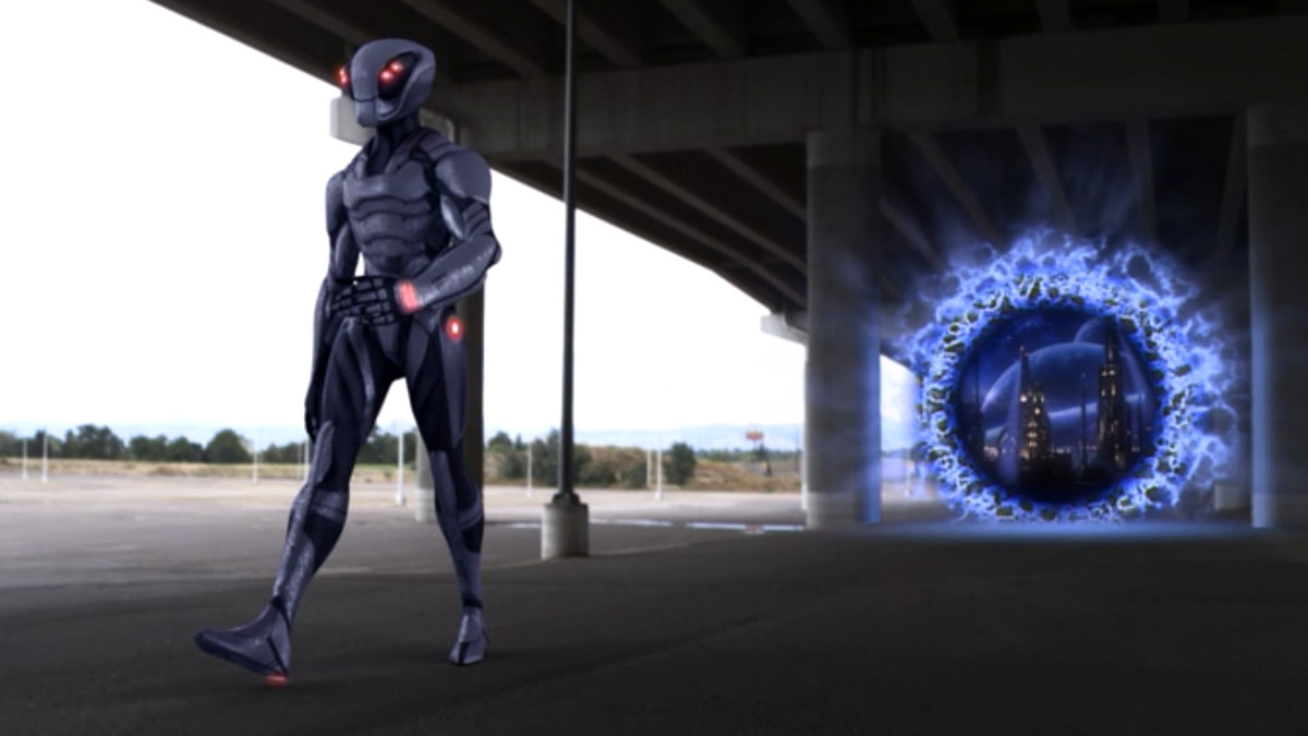 آموزش آهنگسازی یک پورتال بیگانه در هسته