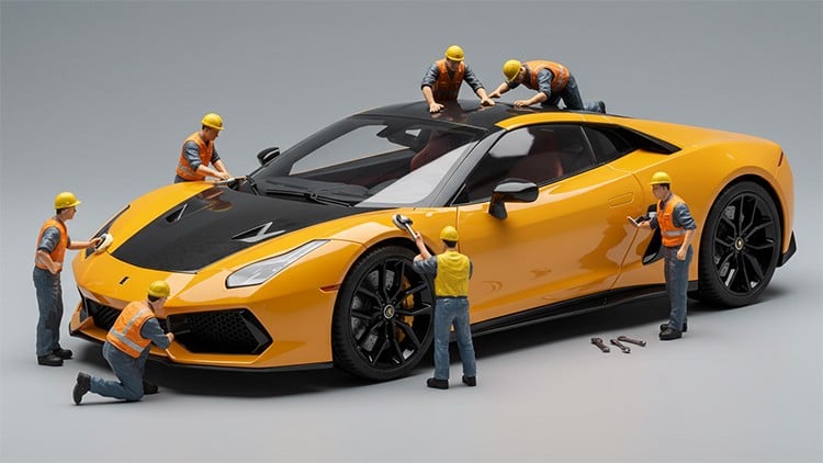 آموزش تولید ویدیو از یک کارگر مینیاتوری

