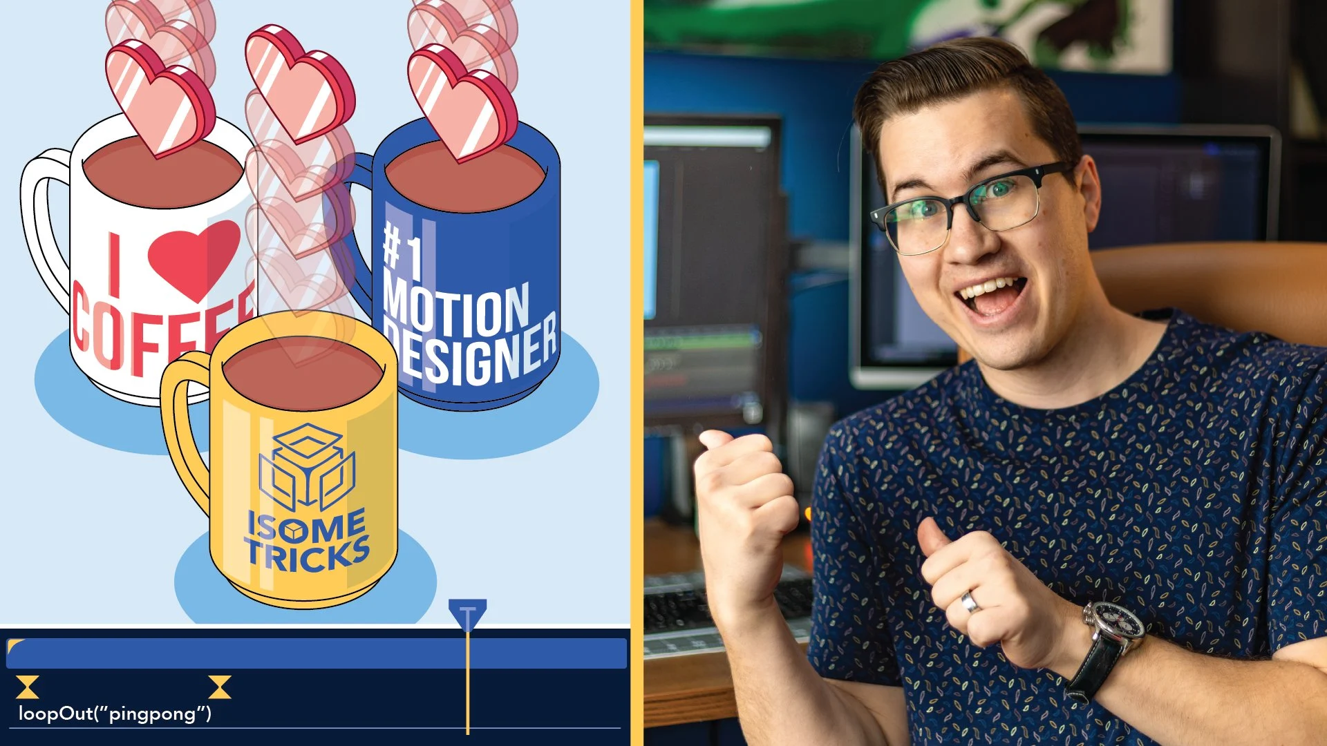 آموزش هر کسی می‌تواند در ادوبی افتر افکت انیمیشن بسازد: حرکات IsomeTRICK
