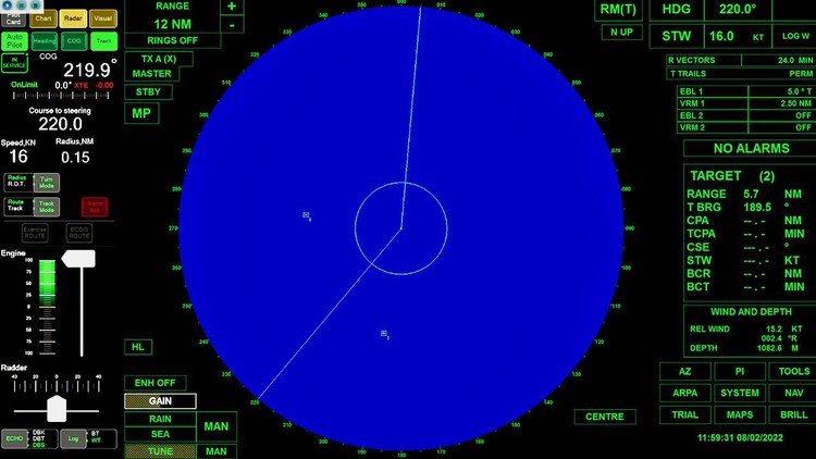 آموزش رادار دریایی برای قایقرانان و دریانوردان

