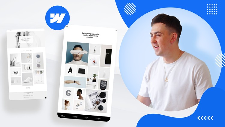 آموزش ساخت پورتفولیو وب‌سایت جذب لید در وب‌فلو
