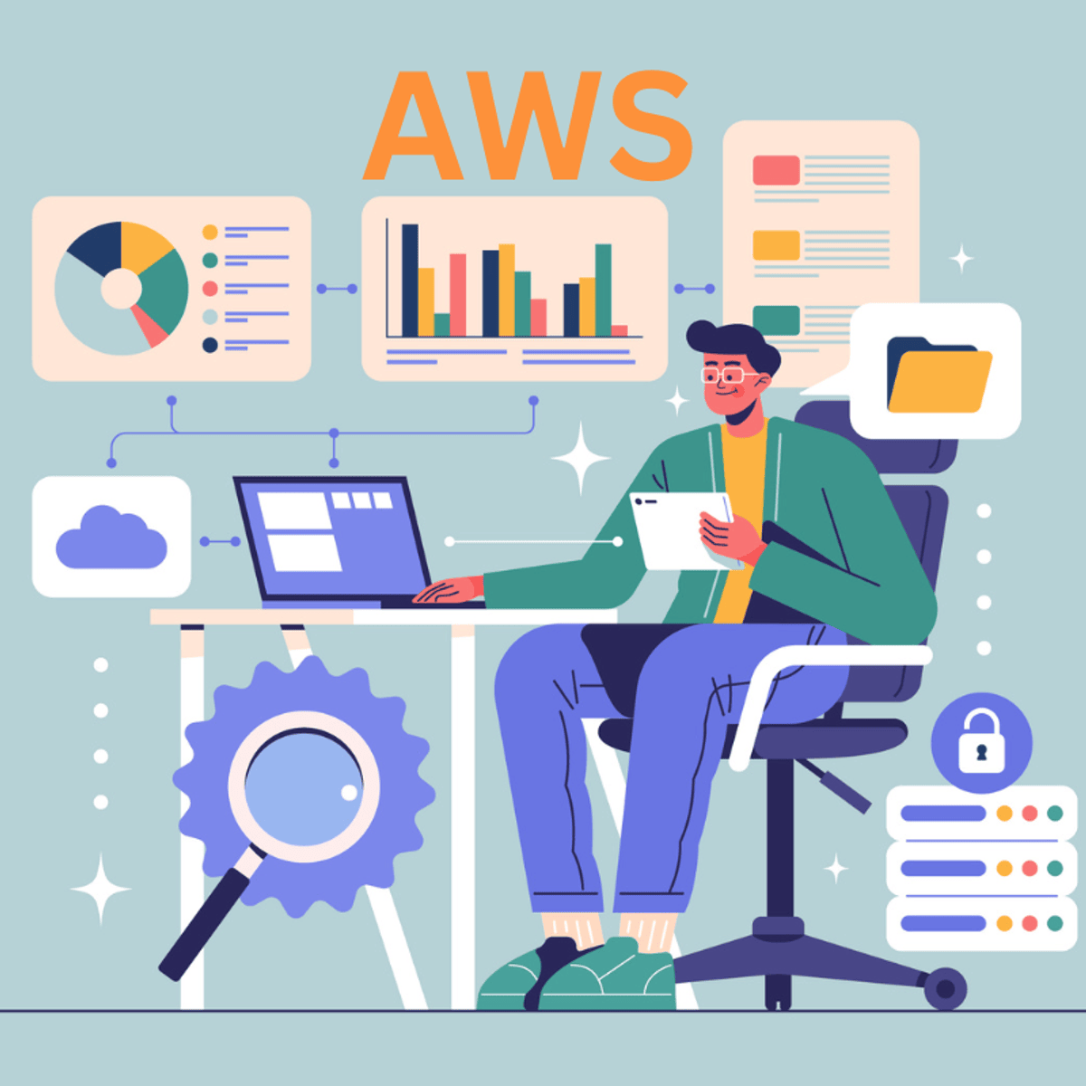 آموزش پایگاه داده و سرویس‌های پردازشی AWS برای مهندسان داده
