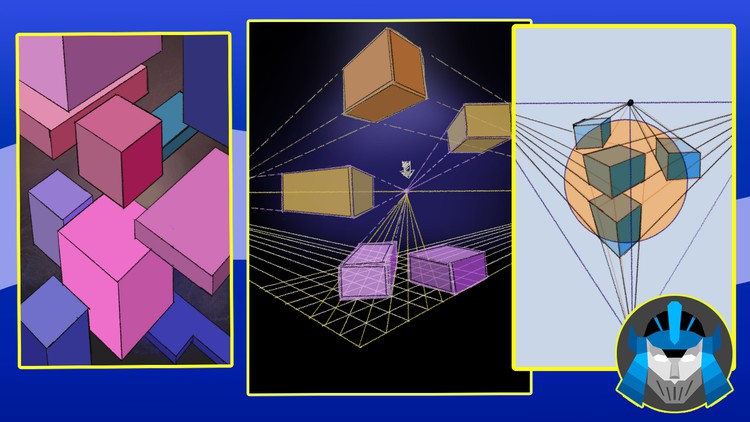 آموزش نقاشی و طراحی برای مبتدیان از صفر - قسمت دوم: پرسپکتیو
