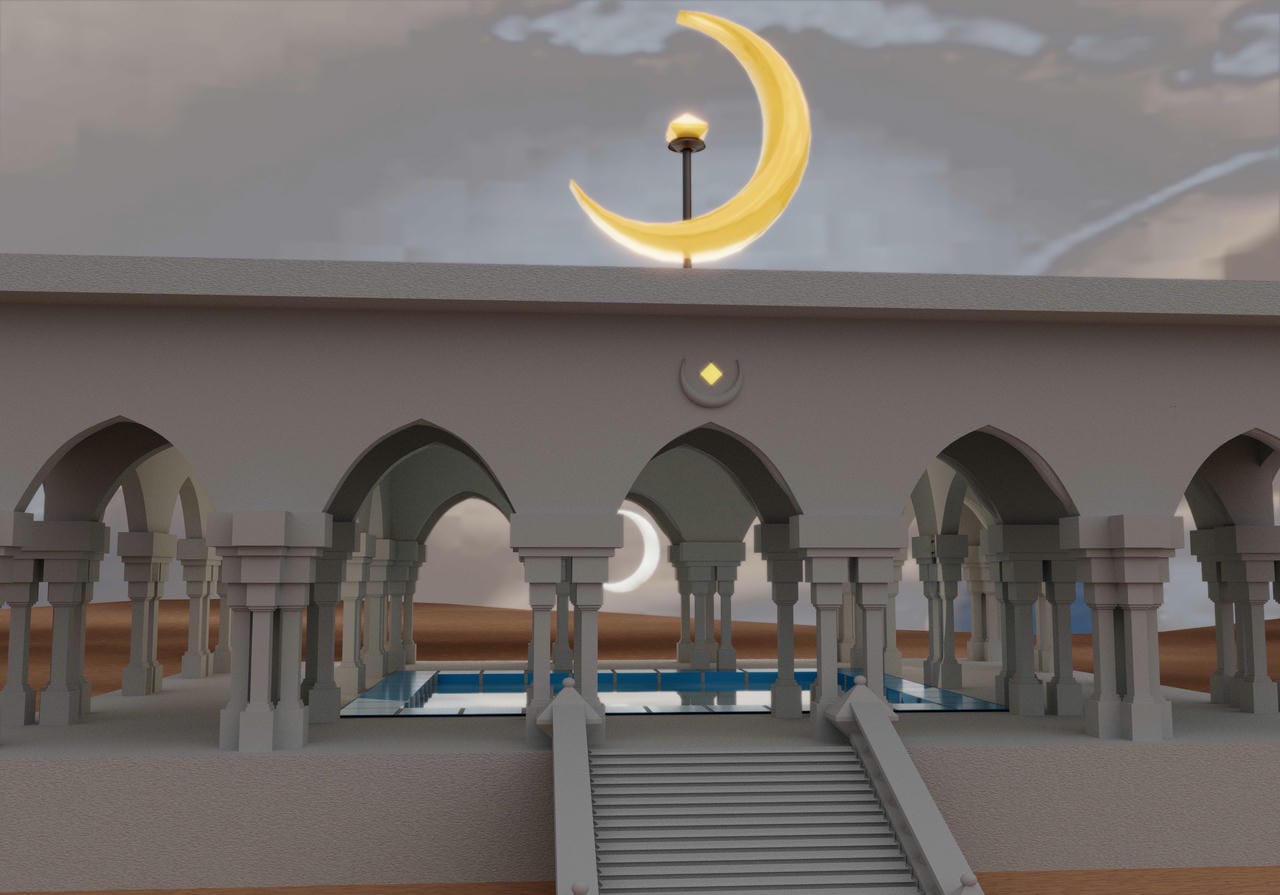 Blender 3D - میانبرهای Lerne - آموزش - Mondtempel - ( - 4. 2 +)