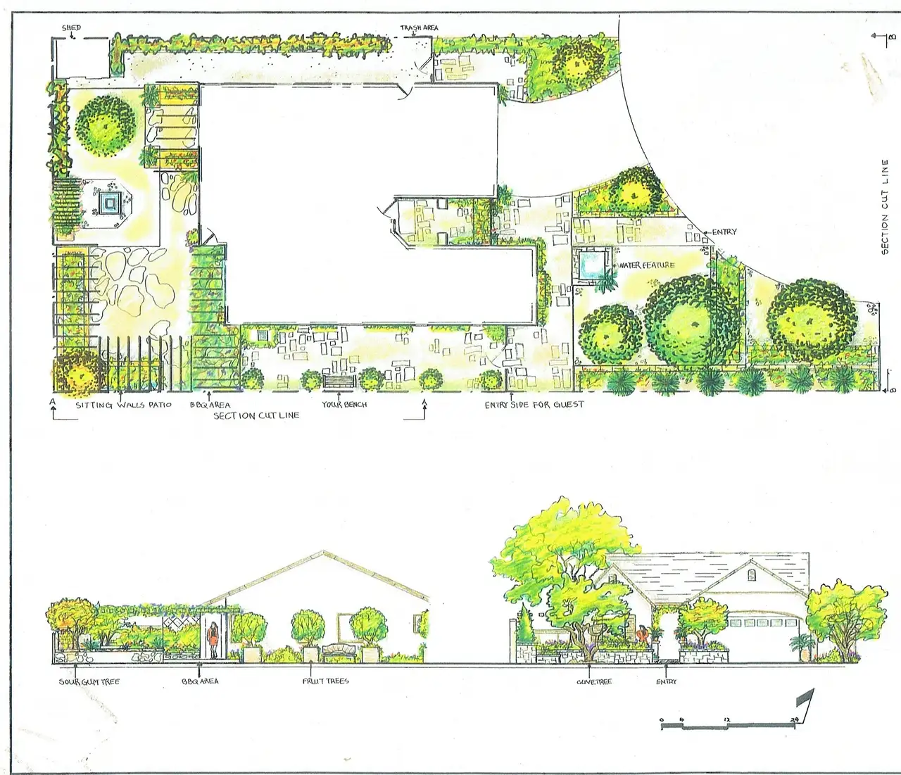 آموزش باغچه برای مبتدیان - طراحی دستی برای طراحان باغ
