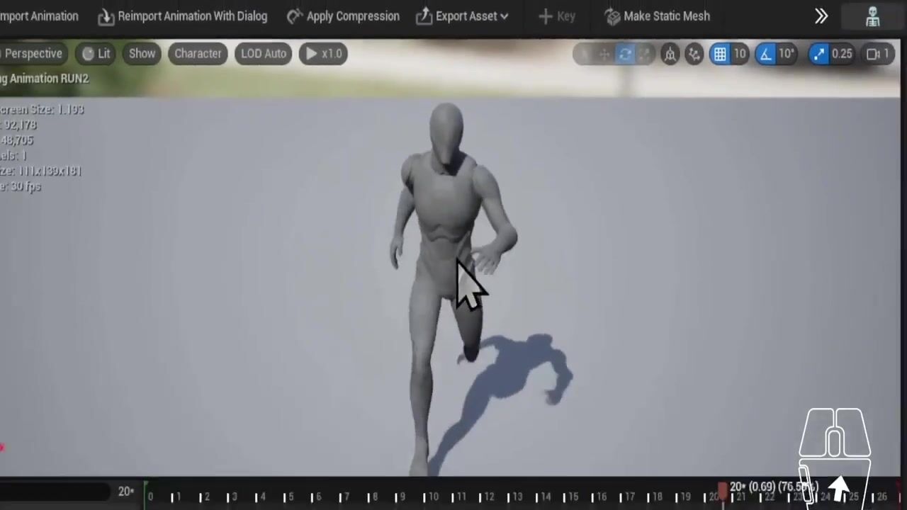 آموزش معرفی انیمیشن کاراکتر سه‌بعدی بازی با هوش مصنوعی و آنریل انجین 5
