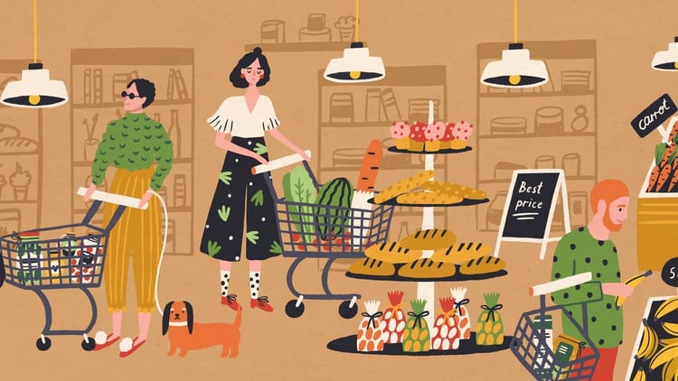 آموزش بازاریابی فروشگاهی، طراحی فروشگاه و ویژوال مرچاندایزینگ

