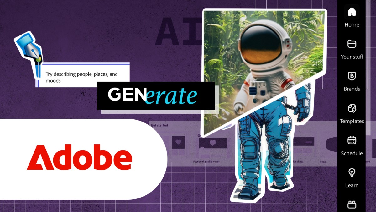 آموزش هوش مصنوعی مولد با Adobe Express از شرکت ادوبی
