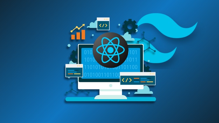 آموزش ReactJS و Tailwind CSS 4: ساخت 3 پروژه کامل وب


