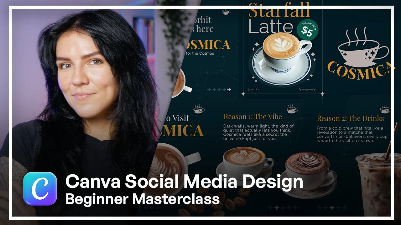 آموزش مسترکلاس جامع طراحی شبکه‌های اجتماعی با Canva برای مبتدیان