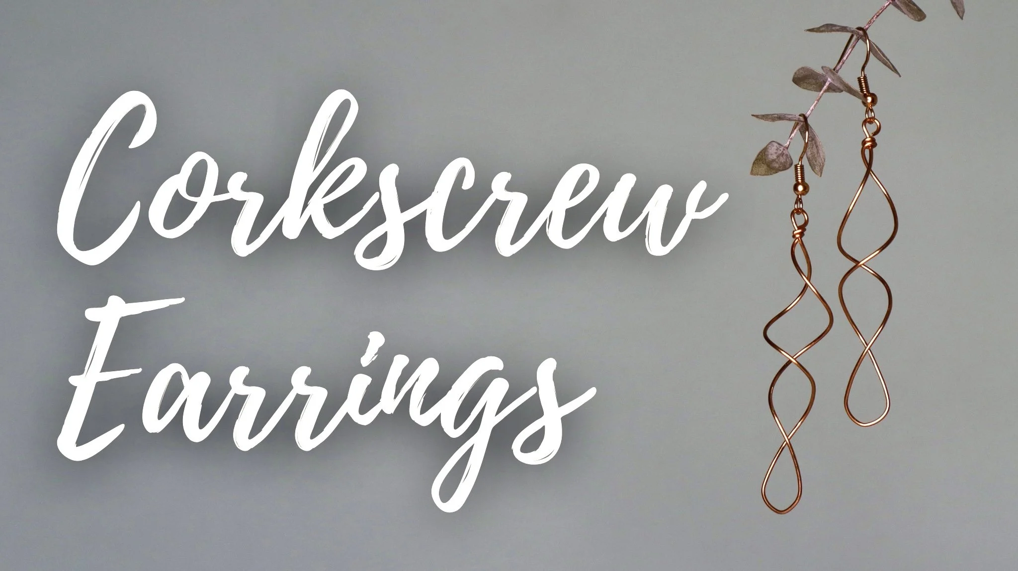 آموزش گوشواره سیمی چوب پنبه بازکن
