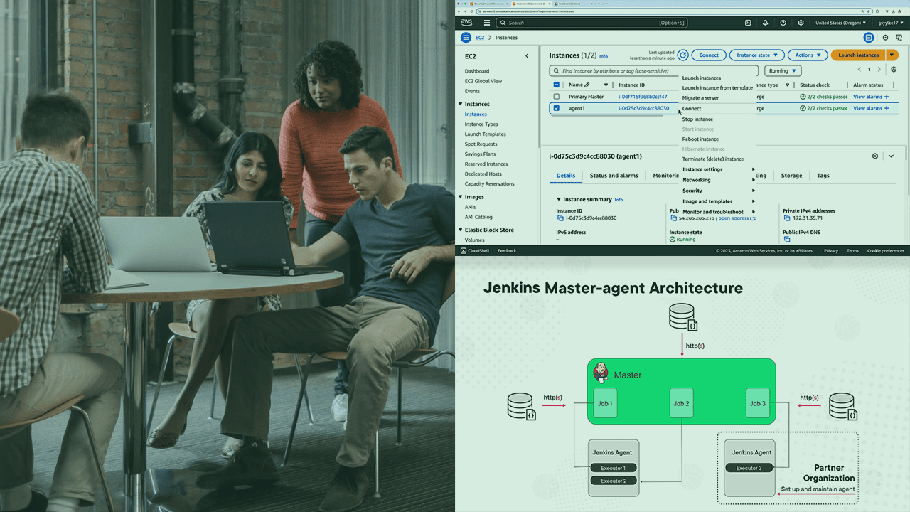 آموزش ساخت و مدیریت فارم چندگره‌ای جنکینز (Multi-node Jenkins Farm)