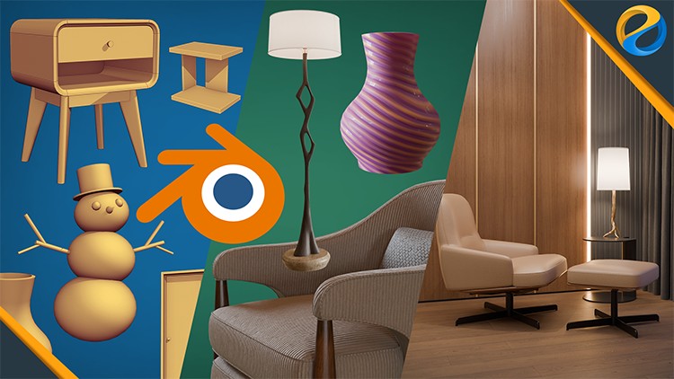 آموزش ضروریات Blender 4: مدل‌سازی سه‌بعدی، بافت‌دهی و رندرینگ

