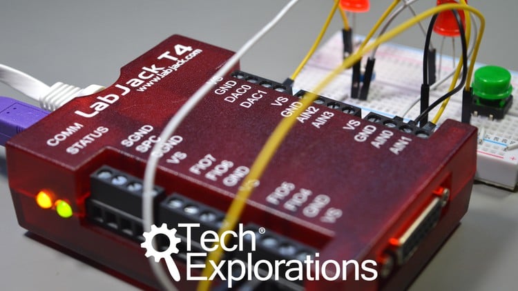 آموزش شروع به کار با جمع‌آوری داده‌ها و LabJack

