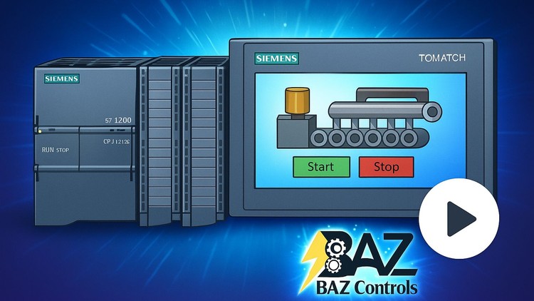 آموزش PLC و HMI زیمنس 2025: دوره کامل TIA Portal V20

