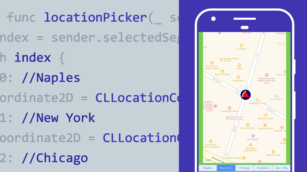 آموزش توسعه برنامه پیشرفته iOS: MAPKIT و مکان اصلی