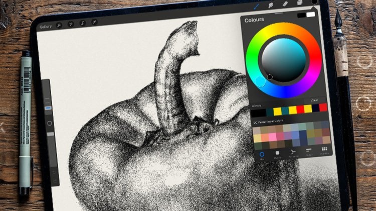 آموزش ساخت فلفل پوینتیلیستی در پروکریت
