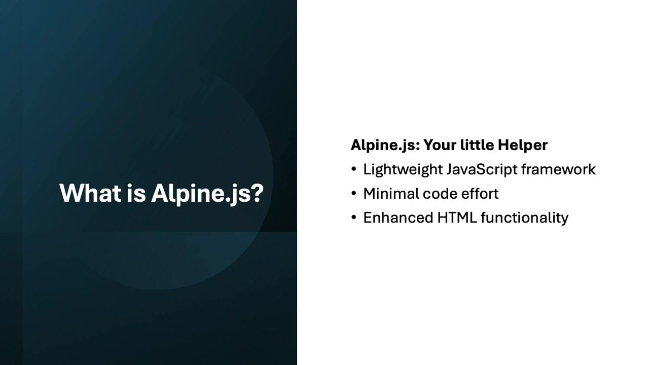 آموزش HTML خود را بالا ببرید: مقدمه ای بازیگوش برای Alpine. js