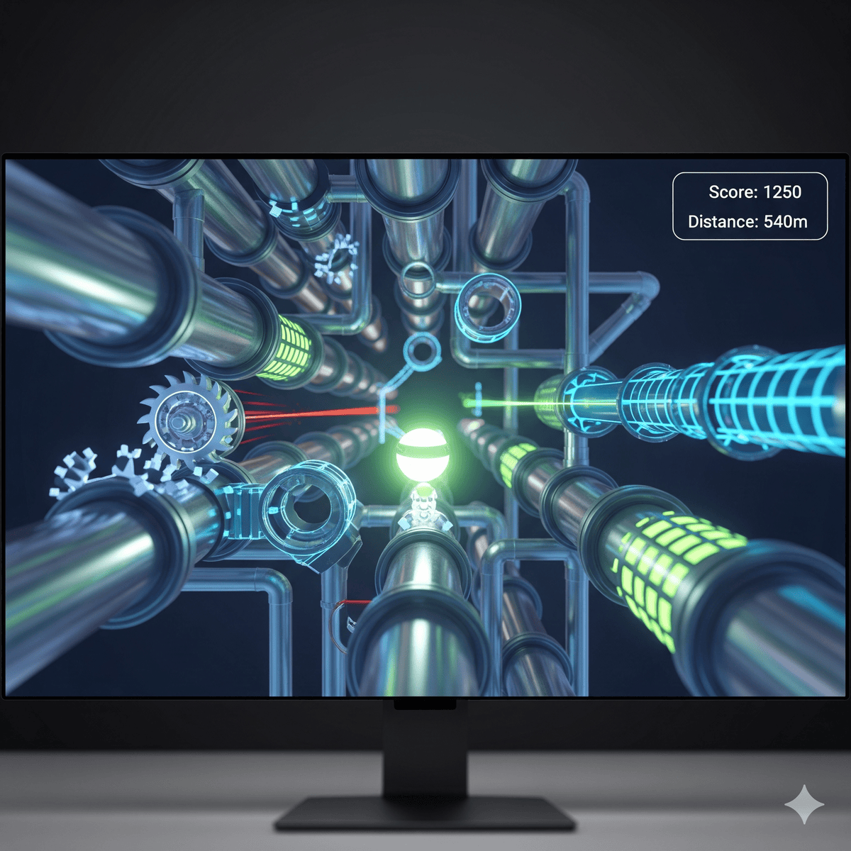 آموزش ساخت بازی در یونیتی: طراحی و توسعه بازی Pipe Runner