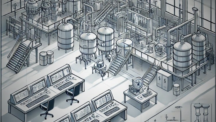 آموزش مبانی عملیات و سیستم‌های کنترل کارخانه فرآیند

