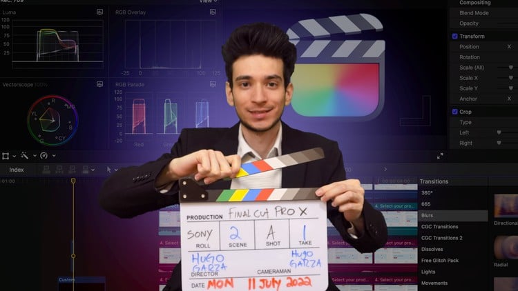 آموزش جامع تدوین ویدئو با فاینال کات پرو: دوره تسلط حرفه‌ای
