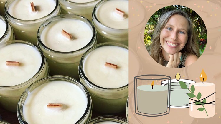 آموزش ساخت شمع: شمع سازی با موم سویا و اسانس‌های طبیعی به روش DIY
