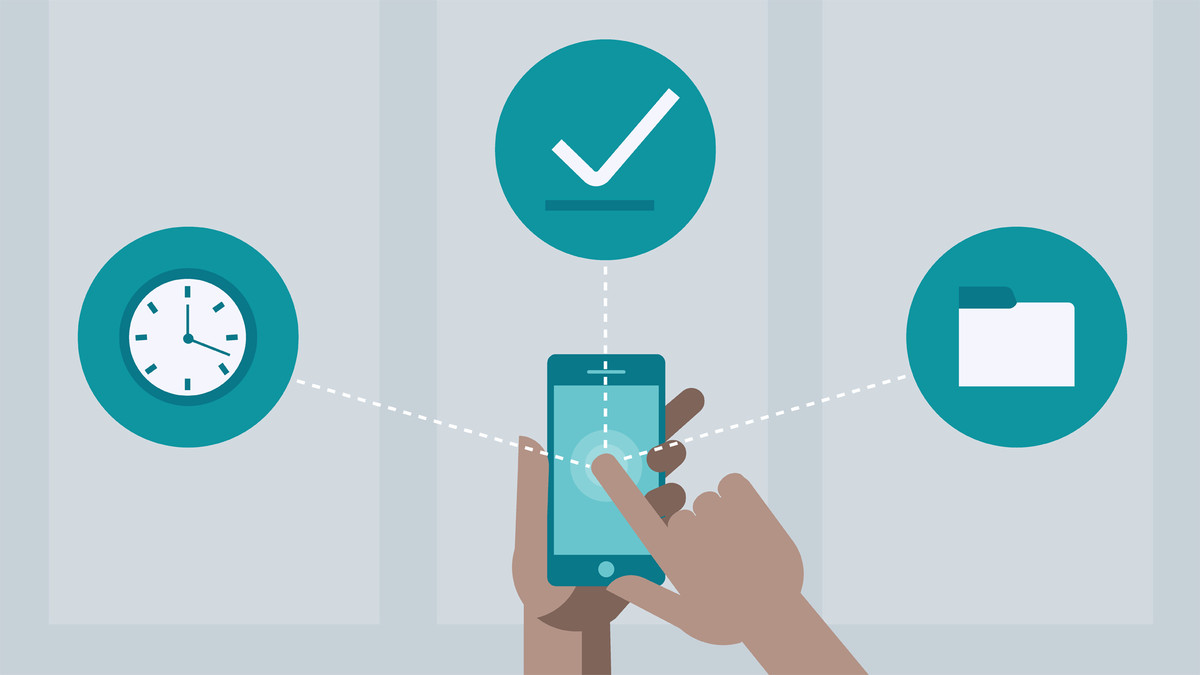 آموزش موبایل برای تجارت: استفاده از برنامه های بهره وری