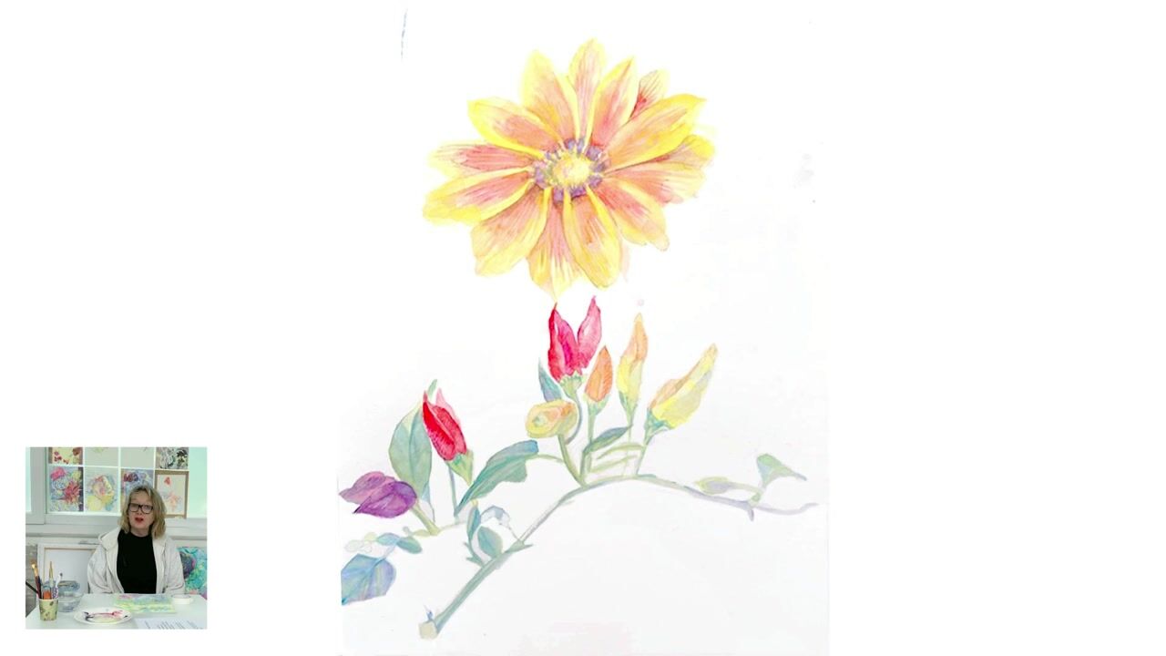 آموزش دوره خلاقانه آبرنگ برای مبتدیان
