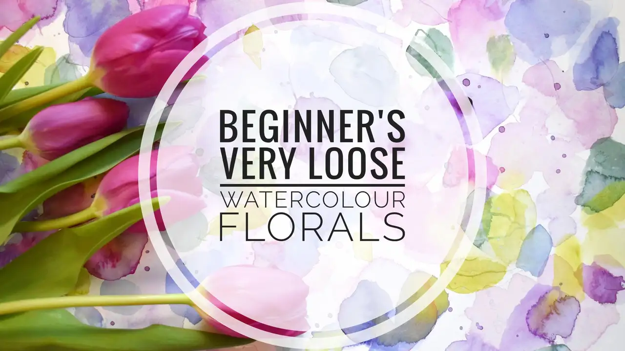 آموزش آبرنگ گل‌دار خیلی ساده برای مبتدیان

