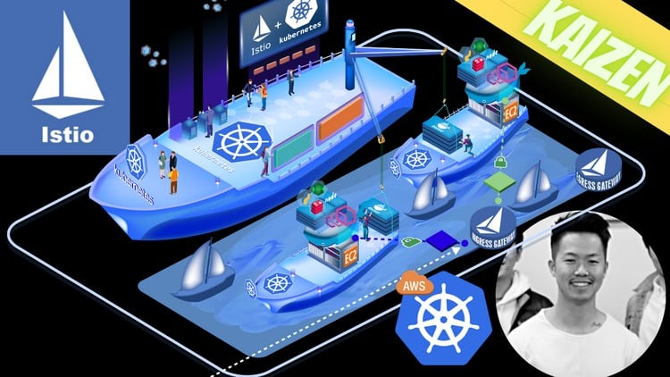 آموزش دوره جامع مسترکلس Istio Service Mesh (نسخه ۱.۸) با AWS EKS
